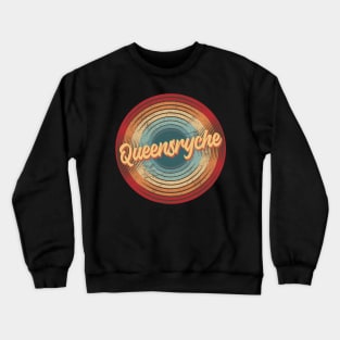 queensryche vintage circle Crewneck Sweatshirt